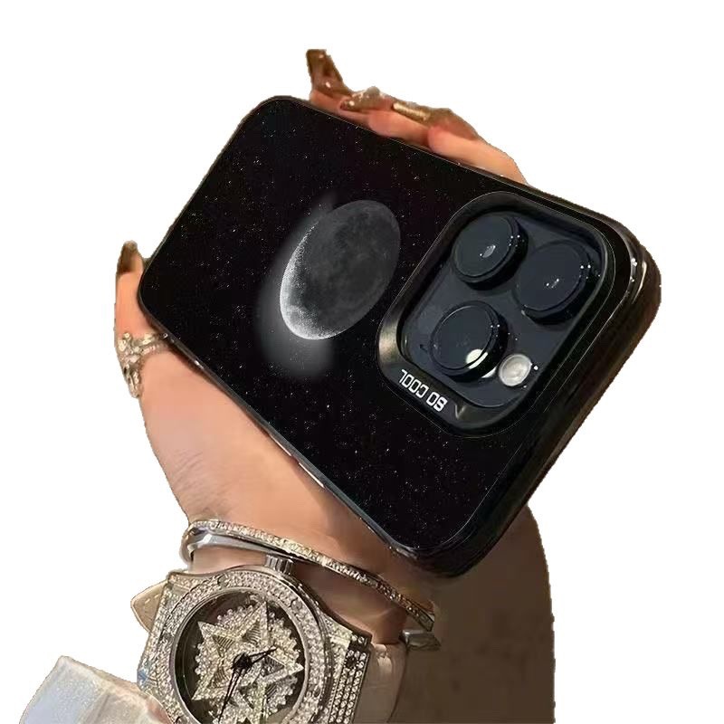 Sunlight Moon Adecuado para Apple 16Promax Funda para teléfono móvil Carcasa de gas personalizada iPhone15/14/13 Europa y América 12