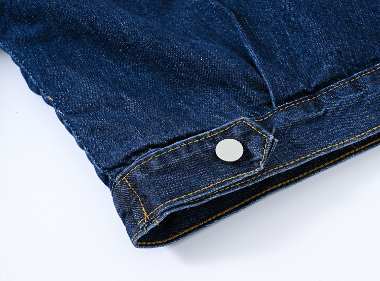 GraceChic Giacca in denim da donna, stile coreano, oversize, casual, spessa, ampia, con collo in pelliccia, foderata in pile, alla moda, con spalle cadenti, nuovo stile_voghion.com