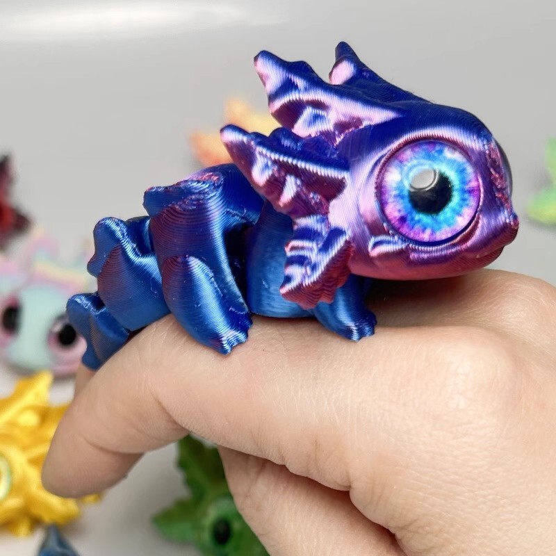 国境を越えた売れ筋の 3D プリントアマガエルの赤ちゃんかわいい大きな目のカエルの装飾品関節シミュレーション目ミニカエルのおもちゃ|undefined