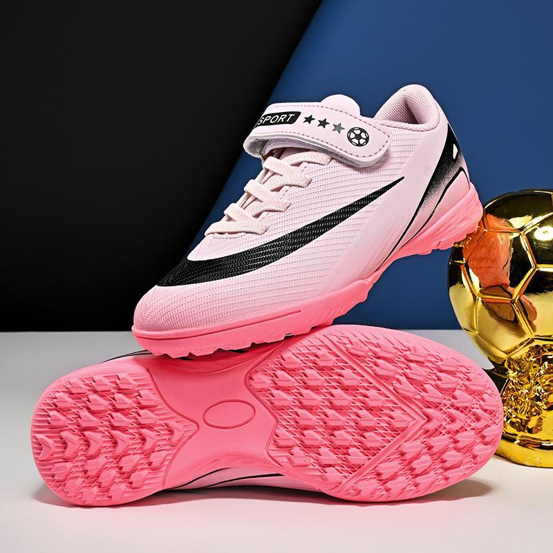 Tenis de Fútbol Infantiles con Cierre de Velcro Ligeros para Deportes al Aire Libre image 4