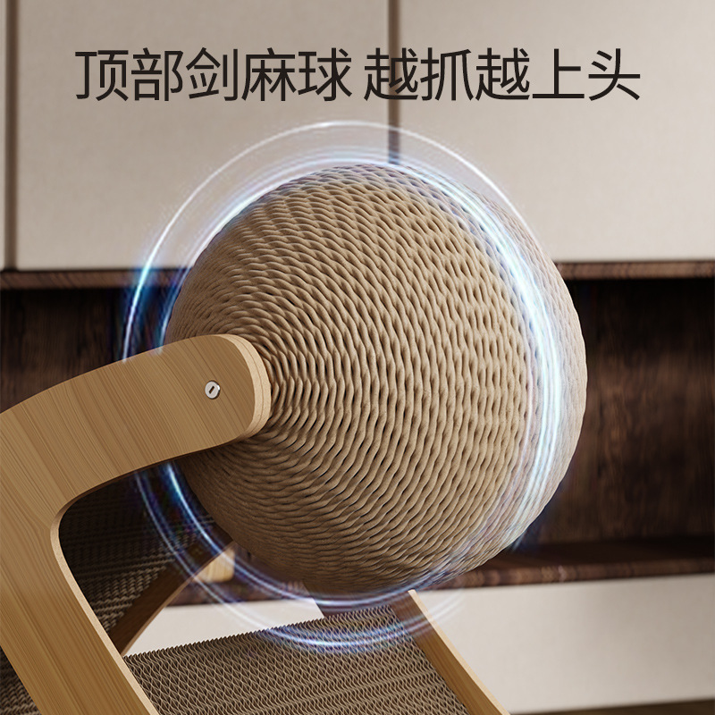 Nuevo gato vertical tablero del rasguño de papel corrugado de SIAL anti-rasguño de la caspa auto-Hi gato juguete suministros Amazon venta al por mayor