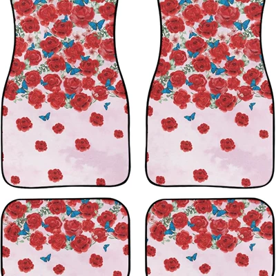 Crystal Velvet Car Mat, Avtomobil döşəmə paspasları - car-floor-mats-5-two-pairs-of-35454868cm