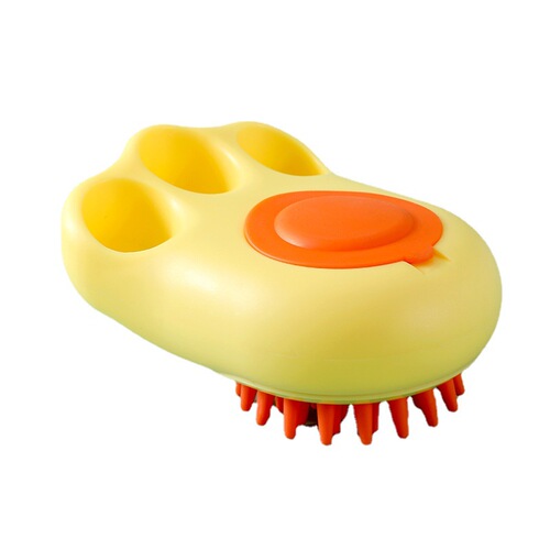 Pet bathing brush, cat claw massage comb, silicone soft multifunctional head brush, cat cleaning comb, cat supplies