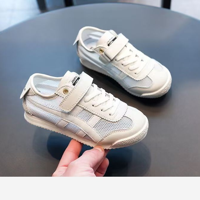 Children's board shoes 2025 new boys Forrest Gump shoes mesh breathable girls sneaker soft bottom baby shoes tide