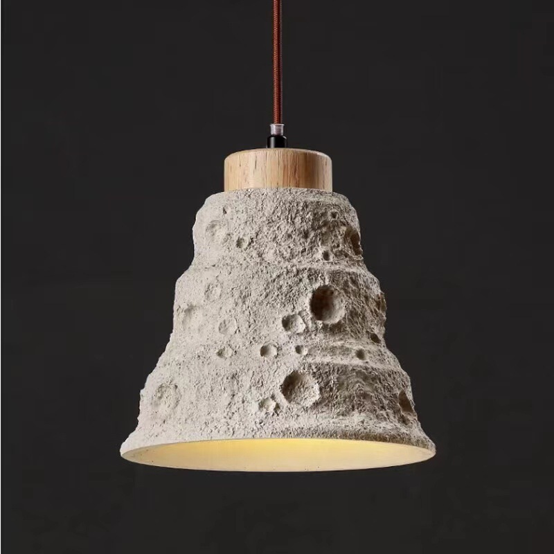 Wabi-Sabi Style Cement Restaurant Bar Pendant Light, Unique and Minimalist Concrete Decoration for Homestay Bedroom Bedside Pendant Light Wabi-Sabi Style Cement Restaurant Bar Pendant Light, Unique and Minimalist Concrete Decoration for Homestay Bedroom Bedside Pendant Light