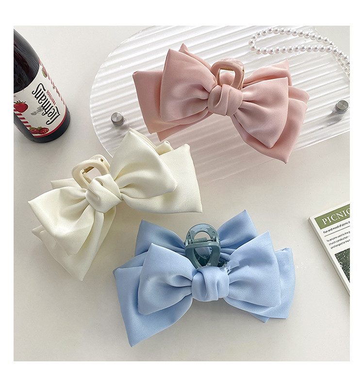 Hair Claws Hair Accessories Type Sweet Women'S Bow Knot Arylic Hair Claws