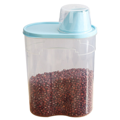 五谷杂粮收纳盒透明塑料杂粮储物罐厨房防潮防虫密封储物罐子