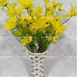 小雏菊洋甘菊波斯菊假花仿真花绢花厂家批发摄影拍照装饰摆件花卉