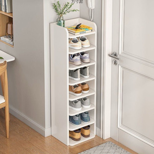 Shoe Rack Simple Household Narrow Doorway Multi-Layer Storage Dust-Proof Dormitory Small Layered Partition Shoe Cabinet Supply Chain
