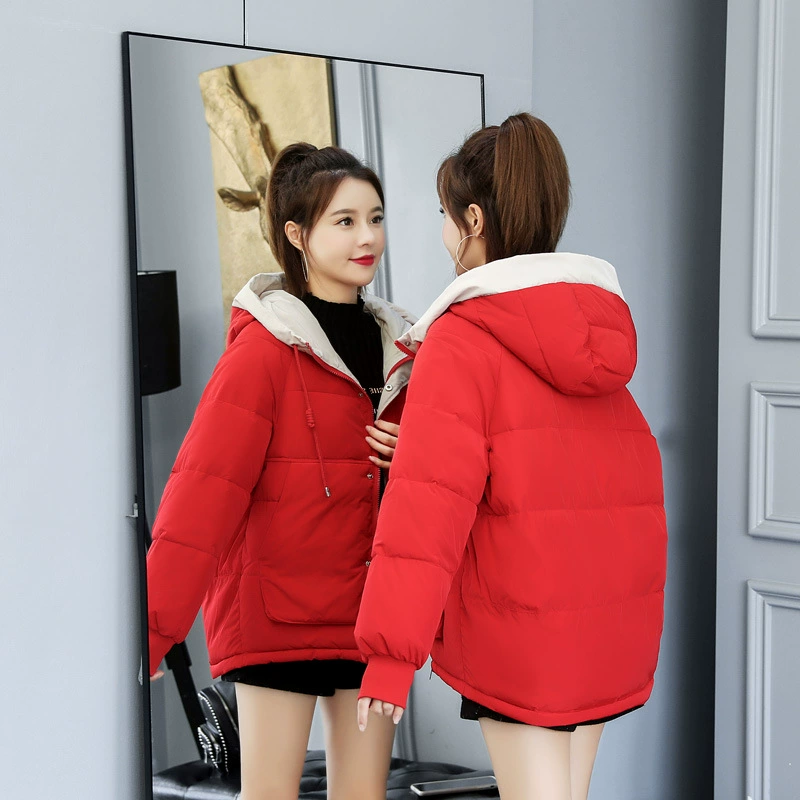 Short down jacket for kids, Korean style, oversized fit, increased thickness