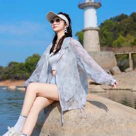 户外轻薄防晒衣女2026夏季新款宽松大码藏肉休闲百搭洋气减龄外套