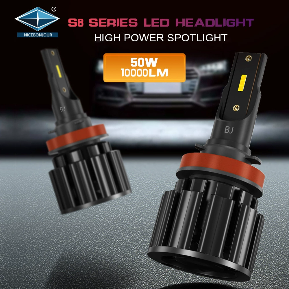 Трансграничные автомобильные фары взрывы светодиодные мощные автомобильные фары H4 H7 9005 Сконцентрив H1 автомобиль светодиодные фары