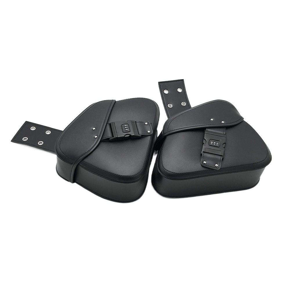 Bolsa colgante de coche eléctrico de la motocicleta Harley crucero Príncipe Modificación del coche bolsa lateral caja lateral Kit de bolsa lateral bolsa de sillín bolsa lateral