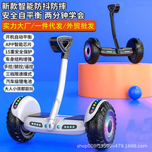 廠家批發代發外貿電動智能兒童腿控APP手控平衡車雙輪成人平行車