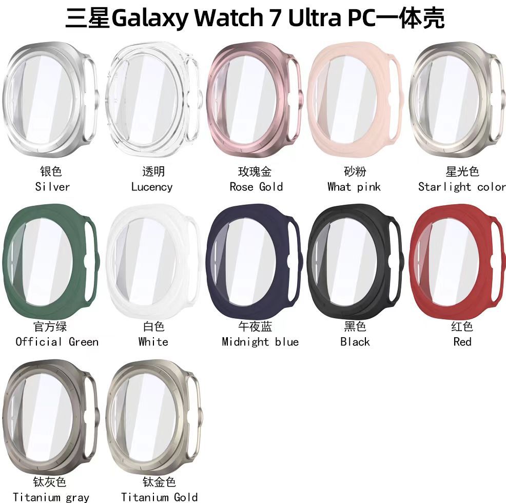 New PC hollowed-out case watch applicable to Samsung Galaxy Watch8 (2025) /7 ultra case details Picture