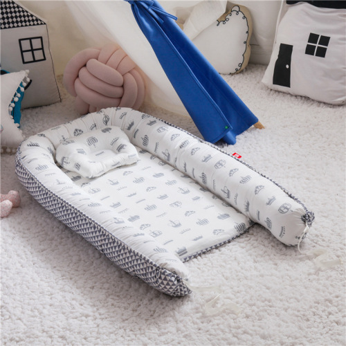 Cross-border portable bed-in-bed for babies, infant bed for newborns, feeding simulation bed, anti-press and anti-spit-up BB bed