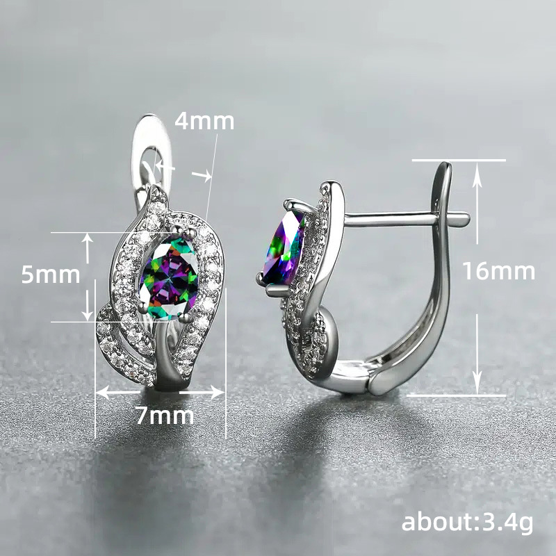 Leaf Design Drop Earrings In Seagrass For Elegant Daily Style_voghion.com