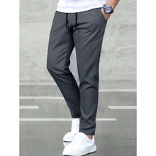 U 54002 Leather Tag Slim Cropped Pants Ƥ��������ɫ�ŷֿ�