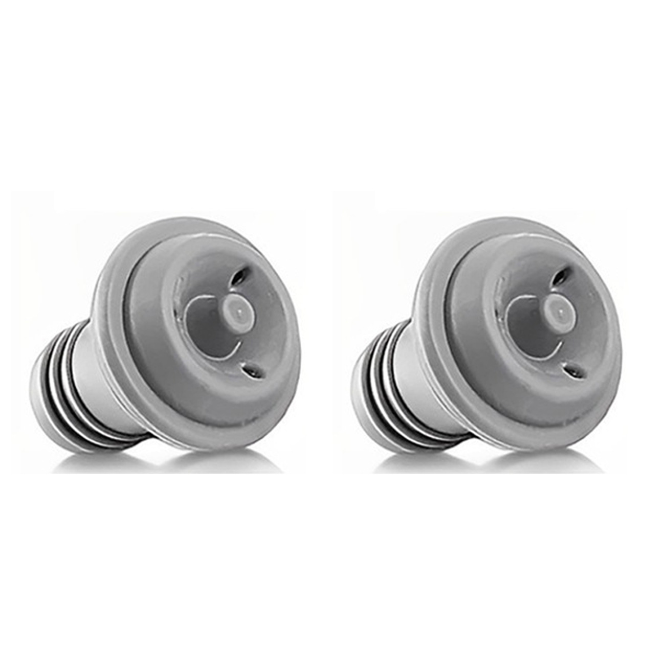 회색 3구 플러그 2개