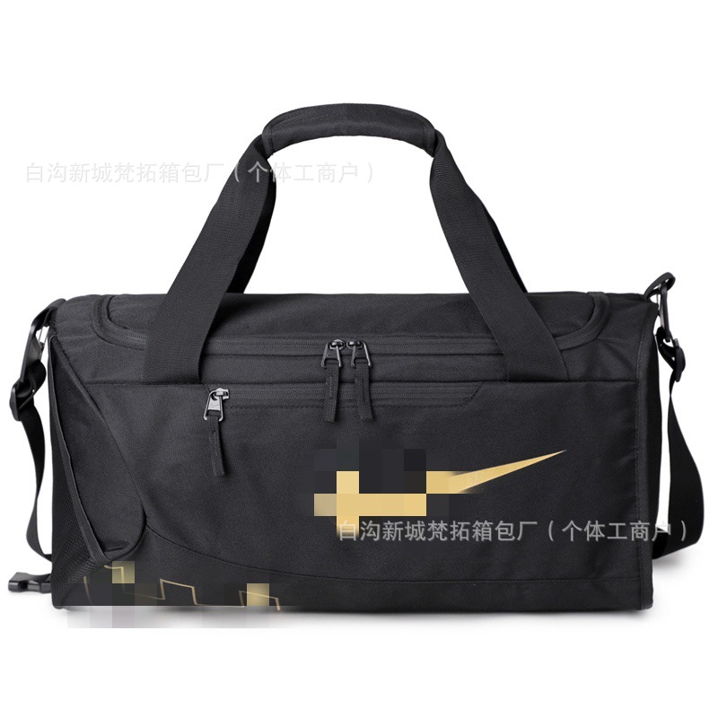 New Large-Capacity N Sports Fitness Bag Satchel Air Cushion Shoulder Bag Men's and Women's Trendy Multi-Purpose Diagonal Travel Bag