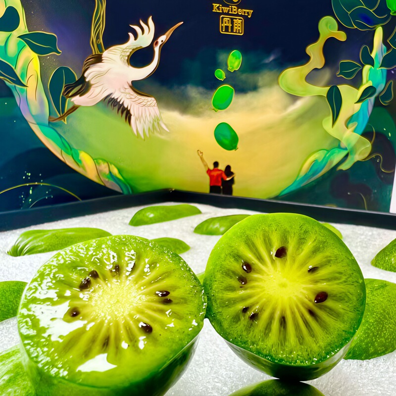 Dandong Fresh Soft Kiwi Fruit Mini Northeast Specialty Round Kiwi Berry Exotic Berry Small Kiwi Fruit Shunfeng