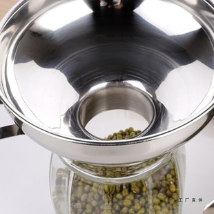 304 Stainless Steel Large Diameter Small Funnel Household Kitchen Food Funnel Jam Funnel Wine Oil Pickle Funnel
