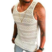 L 53050 Summer Hollow Out Breathable Tank Top �ο�͸������