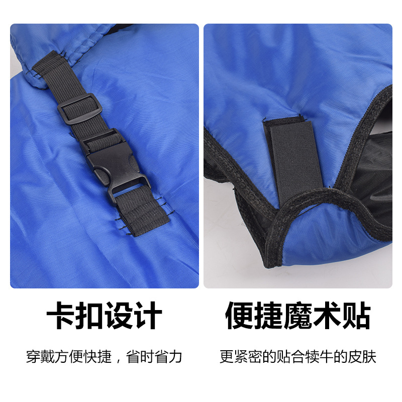 Chaleco de pantorrilla ropa acolchada de algodón para el ganado ropa a prueba de frío pantorrilla impermeable a prueba de frío ropa de aislamiento térmico pantorrilla caliente