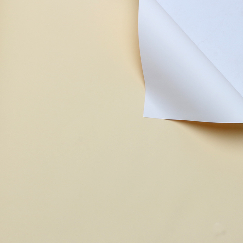 Venta directa de fábrica de papel de embalaje de flores impermeable bicolor Ouya papel ramo floristería floristería material de embalaje floral al por mayor