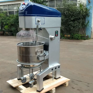 大型立式电动打蛋机商用 80升大容量食品搅拌机 电动升降和面机
