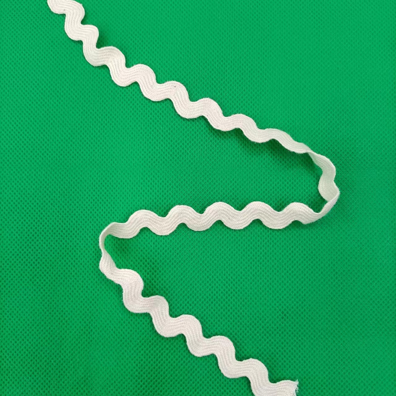 Cinturón de marinero de encaje hecho a mano de bricolaje/cinturón de carretera de montaña/cinturón S/borde ondulado/encaje de palabra/material de algodón en stock