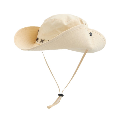 Japanese-style hiking caps for women and men, suitable for summer, autumn, winter, Xinjiang, Tibet, travel, photography, large head circumference, outdoor hiking, western cowboy hat