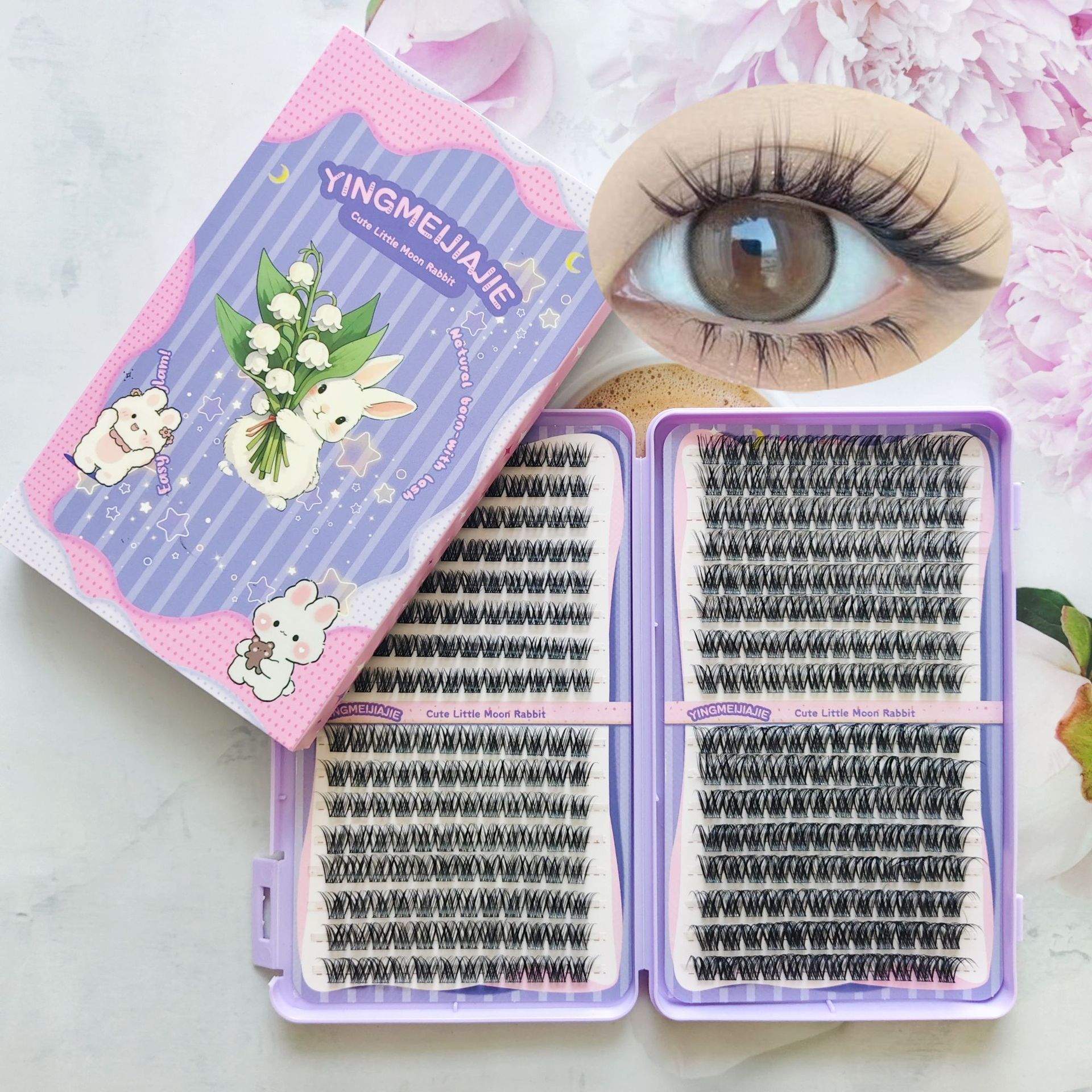 32 row of dense DlY lashes YF077