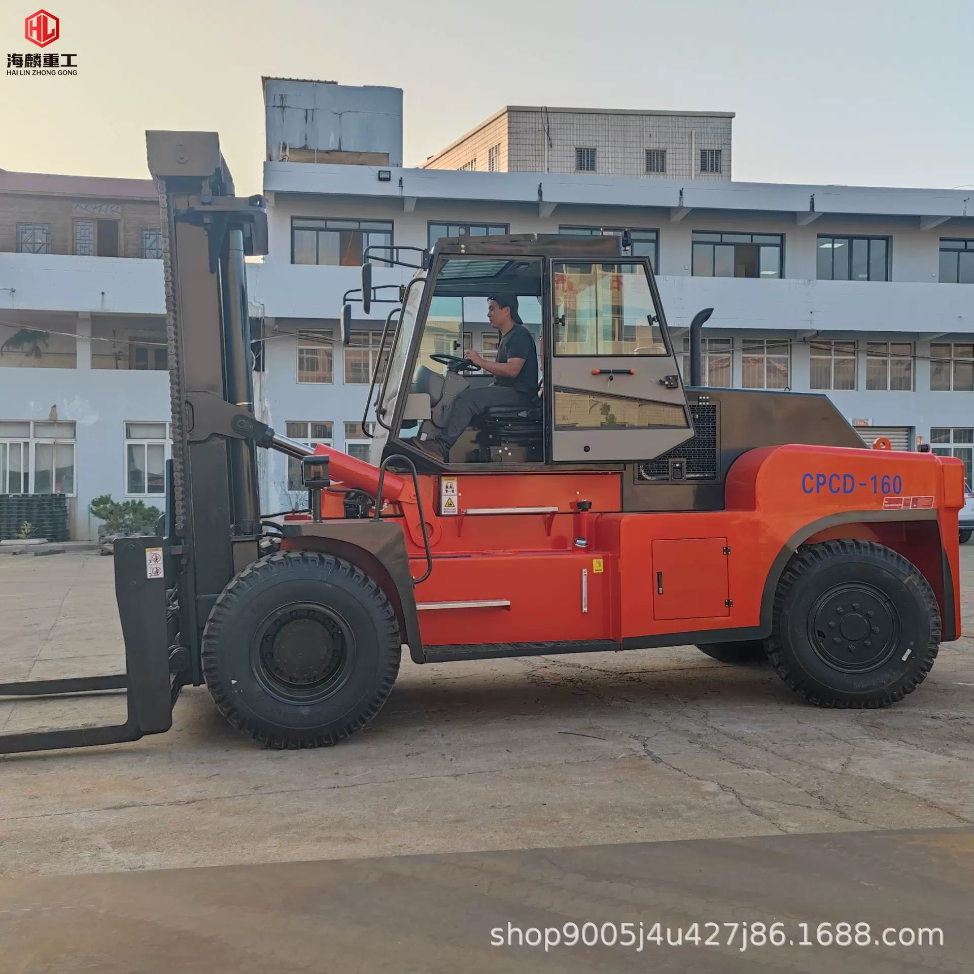 跨境专供16吨柴油叉车内燃平衡重式叉车10吨15吨18吨全新搬运叉车