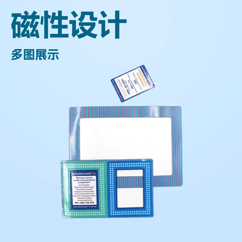 Multifunctional Kitchen Decoration Magnetic Photo Frame Refrigerator Magnet Can Hold Multiple Photos Magnetic Refrigerator Magnet Photo Frame