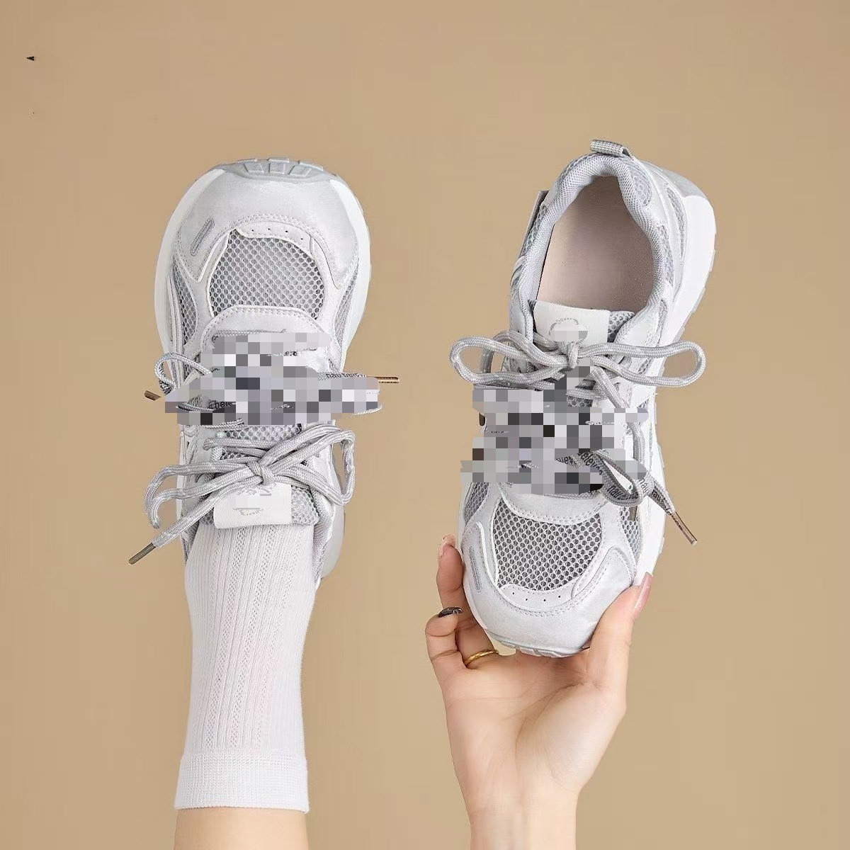 Zapatos delgados de verano de 2026 nuevos zapatos de entrenamiento ligeros de estilo alemán de malla transpirable