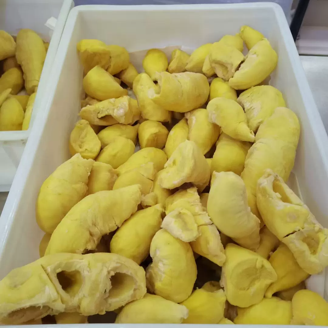泰国进口金枕榴莲去核冷冻榴莲肉无核甜糯新鲜水果产地直发整箱