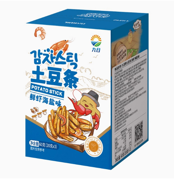 감자칩 새우맛 바다소금맛 60g (한박스에 20개입)