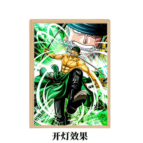 Factory direct sales One Piece One Piece light painting light and shadow painting same style pirate anime light and shadow painting light painting