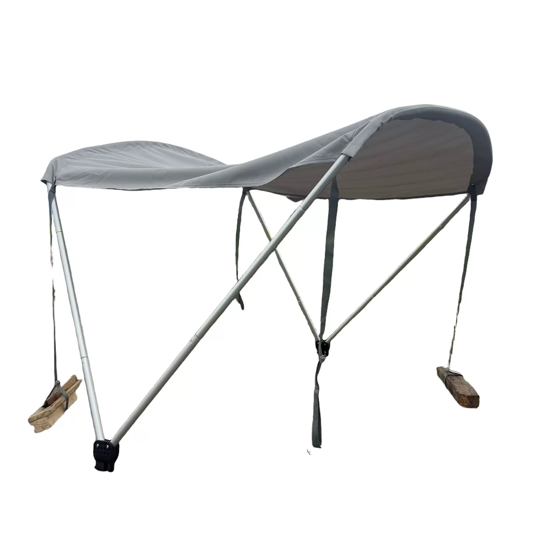 厂家供应船用遮阳棚皮划艇冲锋舟橡皮艇钓鱼遮阳棚铝制支架可折叠