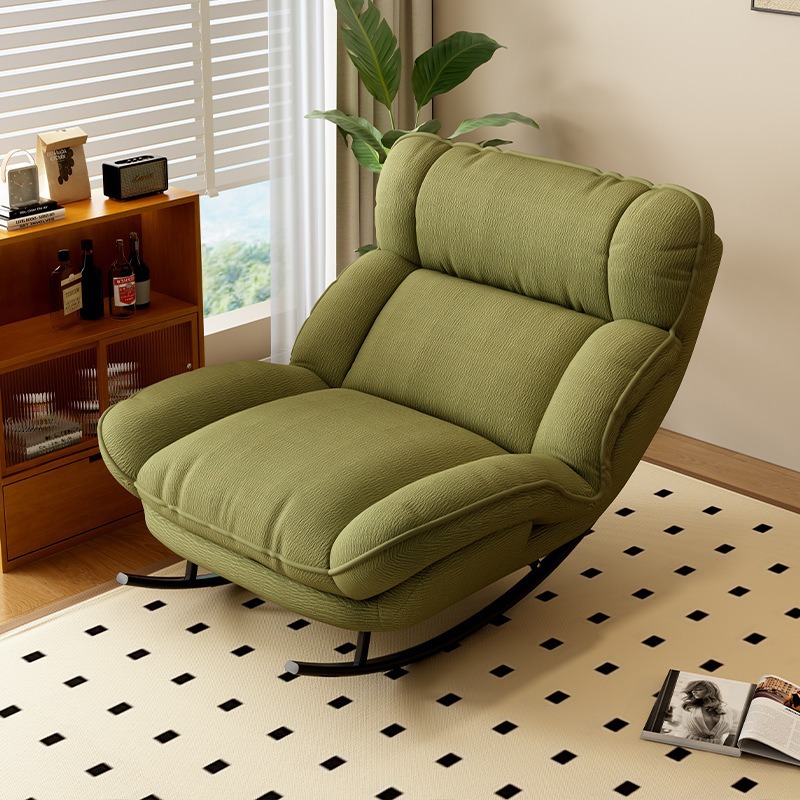 Silla de mecedora balcón doméstico sala de estar ocio sofá de la gente perezosa silla de mecedora para dormir o reclinarse sofá de la gente perezosa