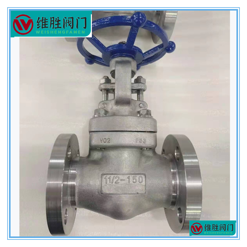F304 /F316锻钢法兰截止阀  J41Y-150LBRL   F53不锈钢截止阀