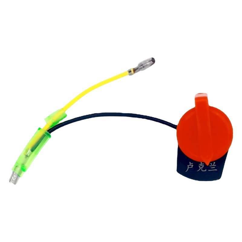 Бензиновый двигатель трехлинейный переключатель пламени бензиновый двигатель аксессуары для затирочного генератора румпеля пожаротушение переключатель прекращения огня