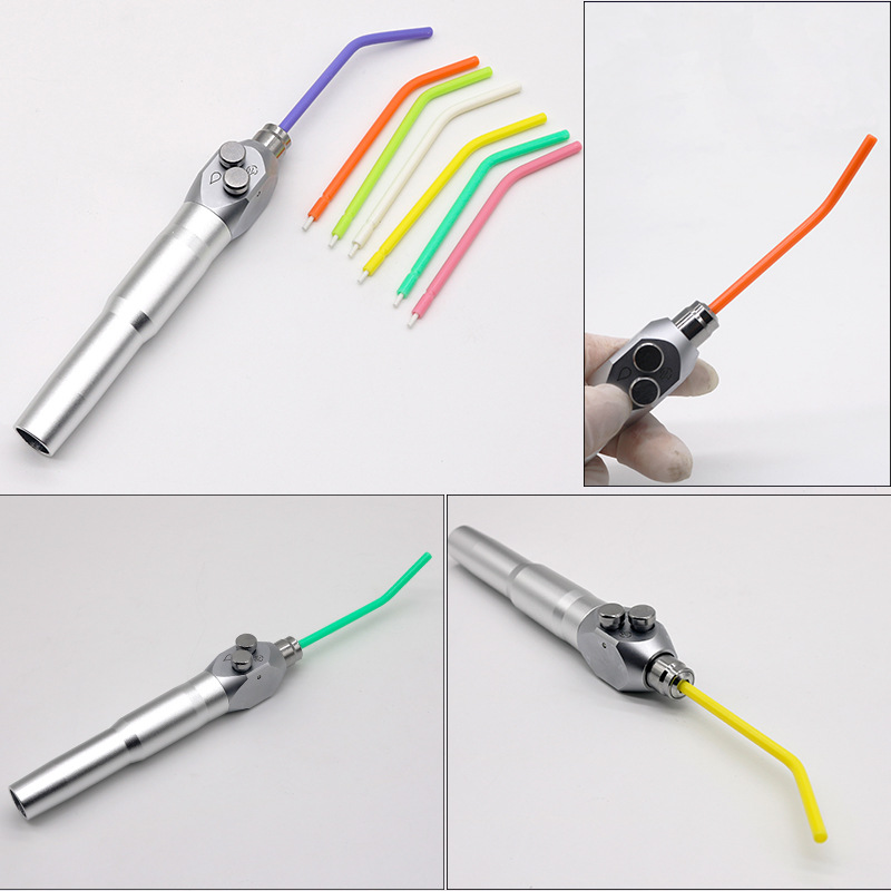 núcleo de plástico dental cabeza de pulverización de tres pistolas cabeza de pulverización de tres pistolas material dental cabeza de pulverización de tres pistolas cabeza de pulverización de tres pistolas desechable