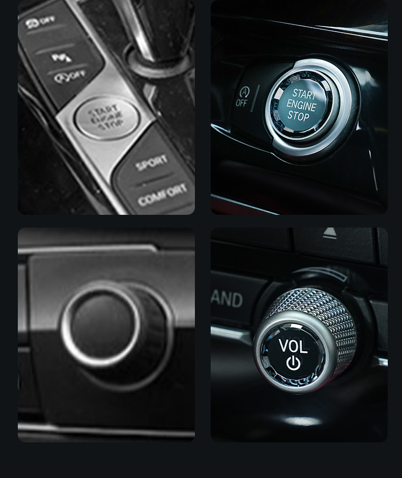 Bmw Mark Car Crystal Gear Handle Is Suitable for New 3 Series 5 Series 7 Series 6Gtx4X5 Gear Head Modification Special