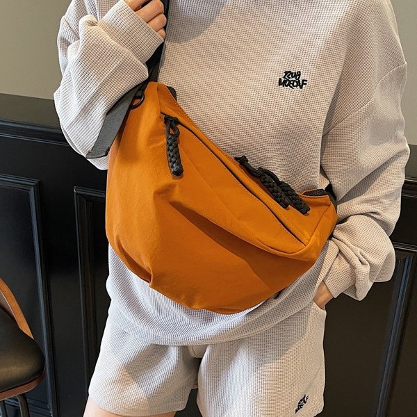 Fashionable trend Japanese waterproof capacious shoulder bag