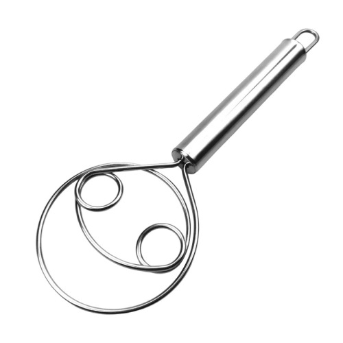 Stainless steel egg beater manual flour mixer milk frother household small milk beater commercial flour mixing stick