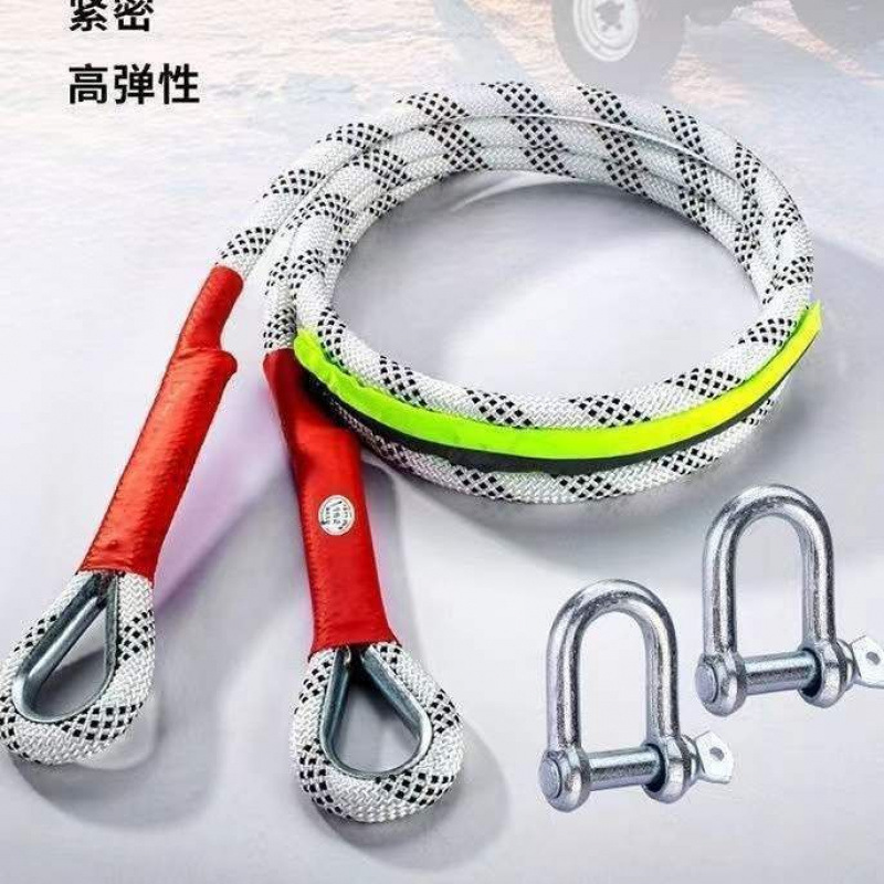 汽车拖车绳越野绳吨防冲断救援牵引绳加粗耐用拉车绳