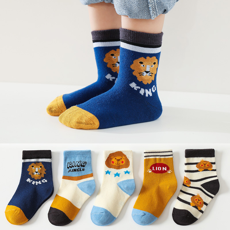 Children's socks autumn and winter Korea...