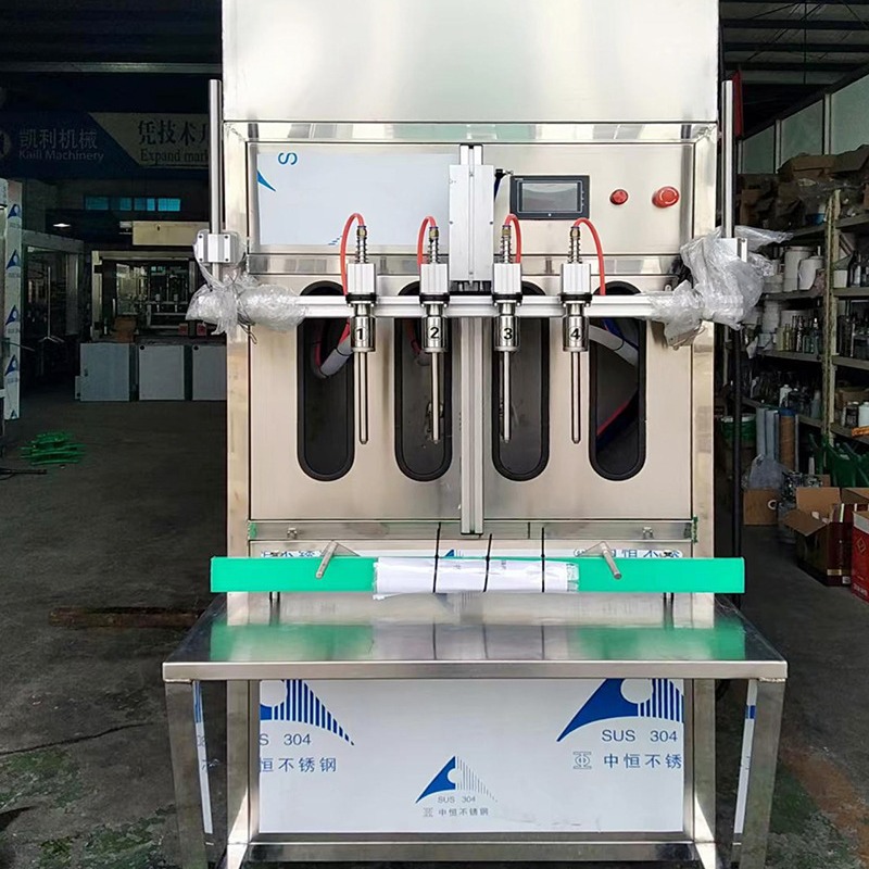 半自动5L液体灌装机 2.5l玻璃水防冻液  2L白酒灌装机  灌装机